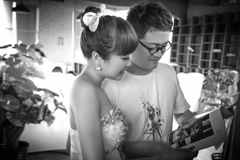 我院美景吸引新人扎堆来拍婚纱