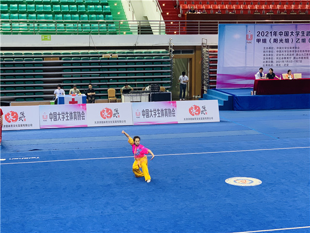 我校武术队在全国大学生武术套路锦标赛中喜获佳绩
