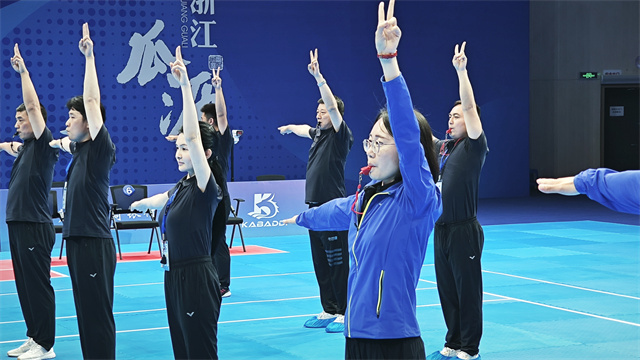 我校书院师生受邀赴杭州亚组委卡巴迪竞赛基地,执裁全国卡巴迪冠军赛