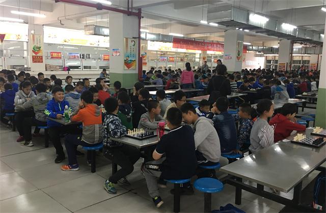 全省近800名选手齐聚我校参加国际象棋棋士等级赛