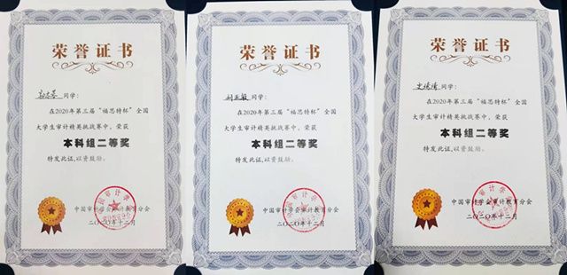 我校学子在两项国家级学科竞赛中喜获佳绩