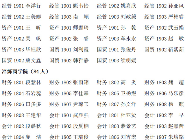 信息学院2021年11月拟组织发展推荐对象公示
