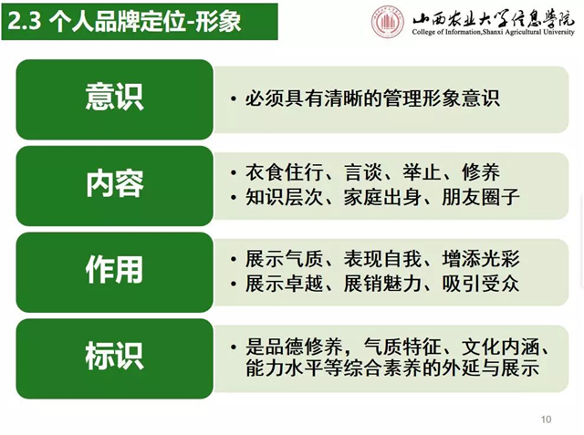 个人品牌营销学系列课程 助力青年学生品牌塑造