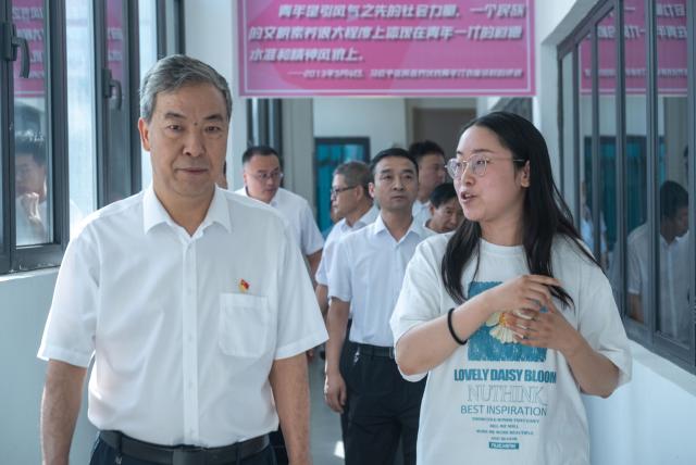 省委教育工委何林有副书记来我校调研党建工作 推动清廉学校建设