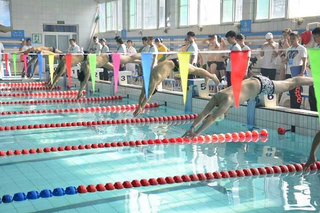 我院游泳队参加2015年山西省大中小学生游泳锦标赛获佳绩