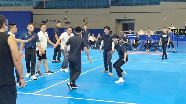 我校书院师生受邀赴杭州亚组委卡巴迪竞赛基地,执裁全国卡巴迪冠军赛