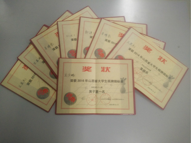 我院学生在全省大学生棋牌锦标赛中斩获多项大奖