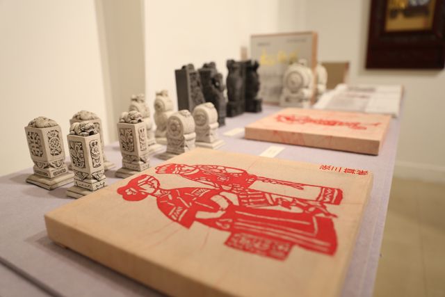 我院非遗作品《太谷秧歌》亮相山西省文化文物单位文化创意产品联展