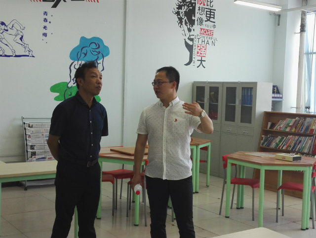 武警文工团副团长李毅芳一行莅临我院参观交流