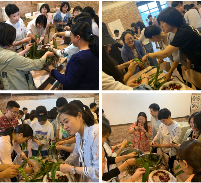 校工会开展2019年“粽情信院,品端阳文化”包粽子活动