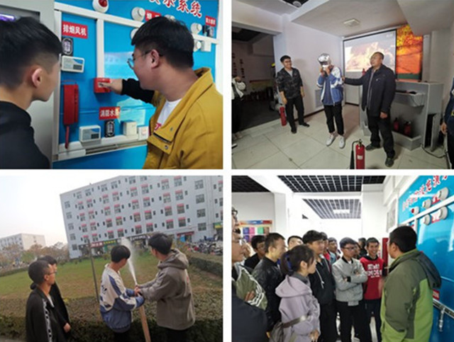 我校保卫处扎实开展消防安全月活动