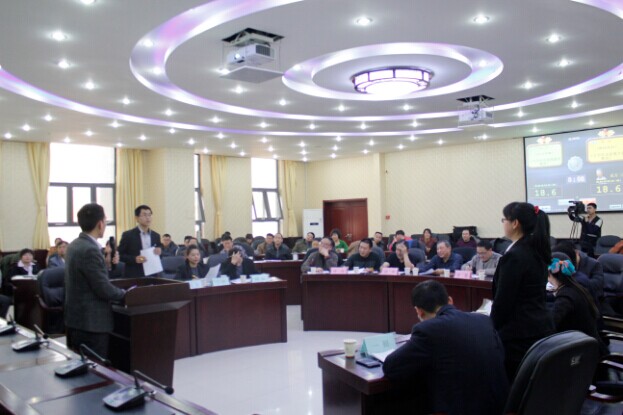 学院人力资源处举办中层干部培训辩论赛