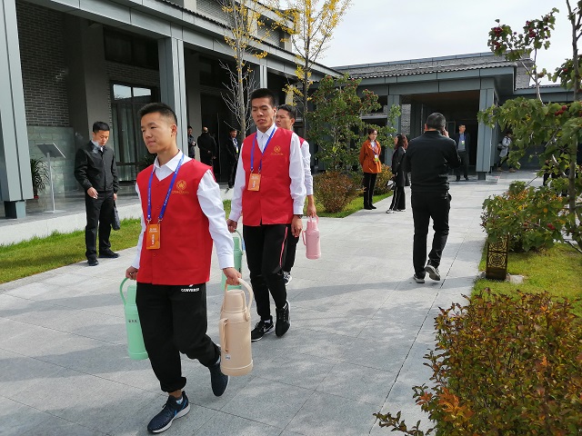 我校志愿者服务2019乡村振兴(太谷)论坛