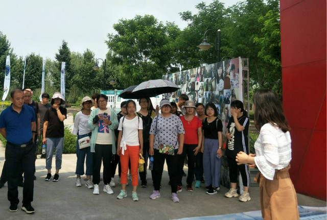 临汾市古县一中来我校素质拓展及参观交流