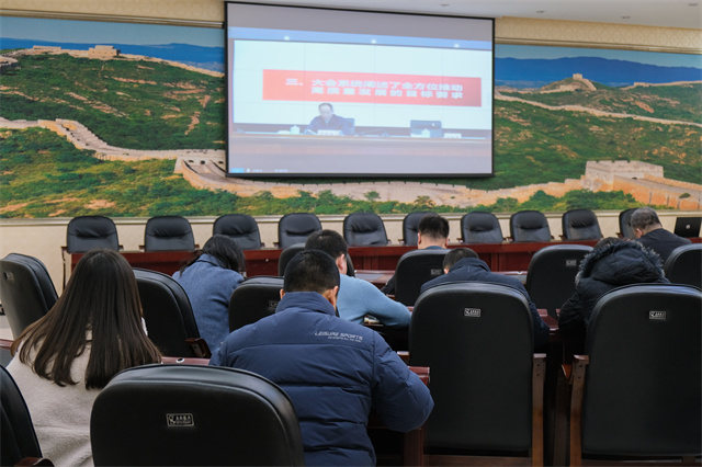 我校组织观看学习贯彻党的十九届六中全会精神、省第十二次党代表大会精神省委宣讲团视频宣讲报告会