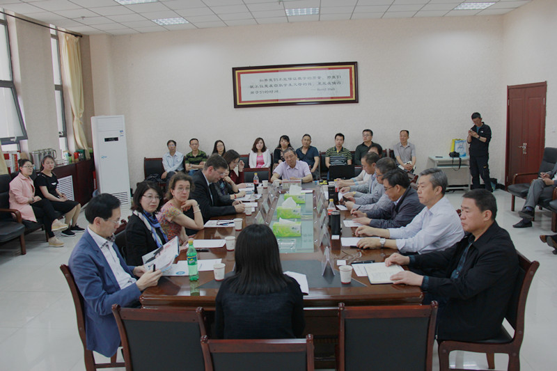 德国FOM大学校长海迈尔教授一行来我院考察交流
