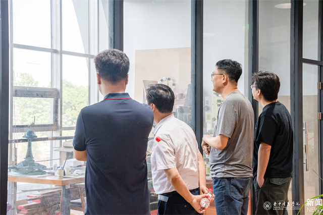 泰山科技学院党委书记彭春雷一行来我校交流党建工作