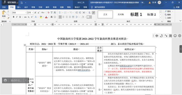 【新商科】中国新商科大学集团晋鲁渝三校四区营销商务类专业期中业务联动交流会