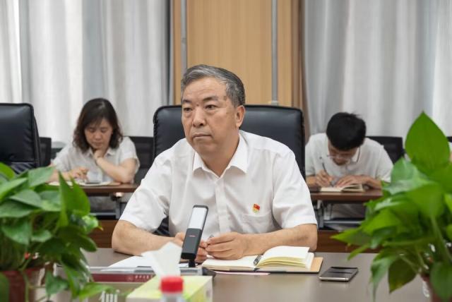 省委教育工委何林有副书记来我校调研党建工作 推动清廉学校建设