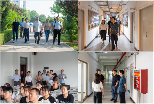 开学首日,学校开展新学期教学检查